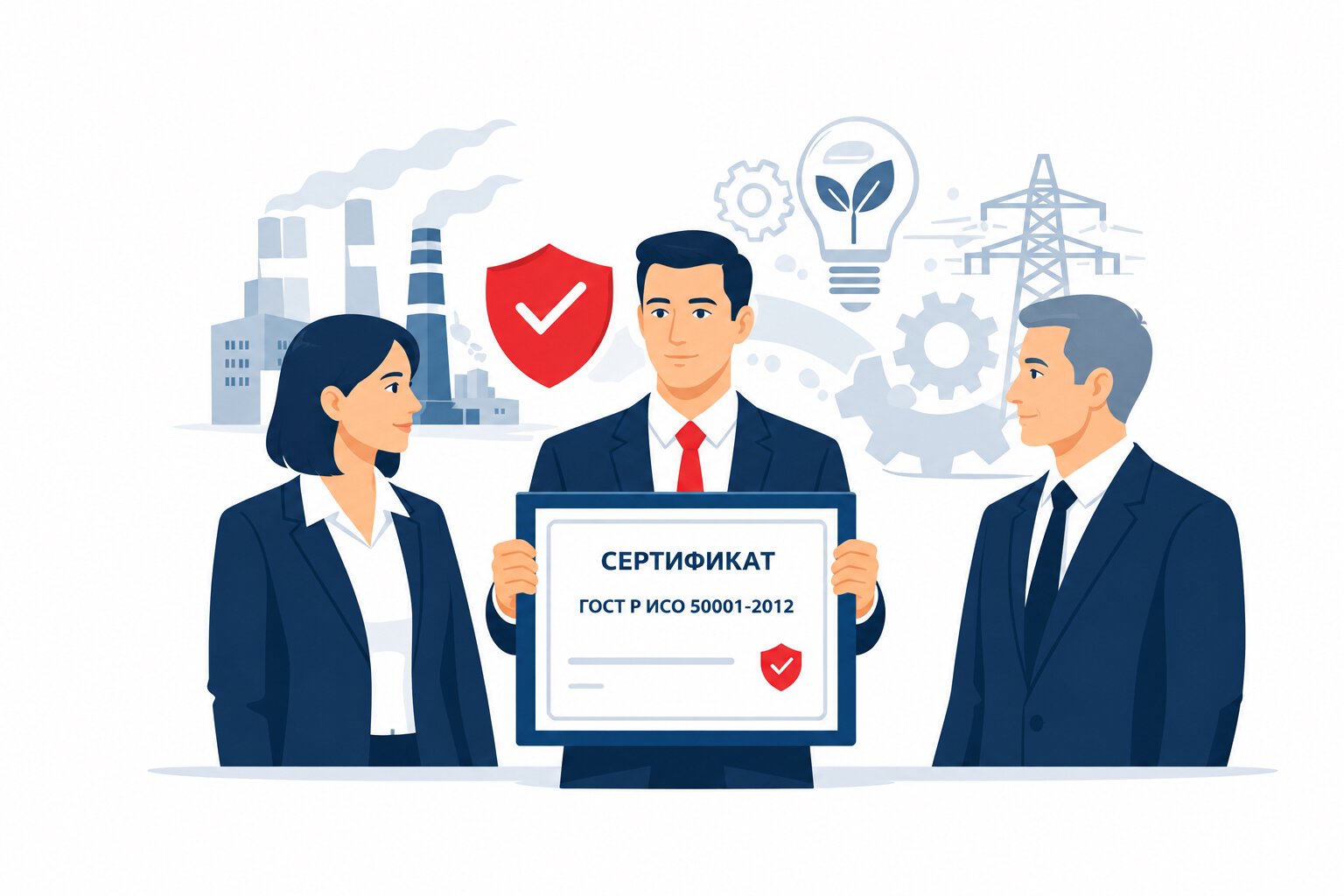 Оформление сертификата ГОСТ Р ИСО 50001-2012 в Ейске и по всему Ейскому району Краснодарского края