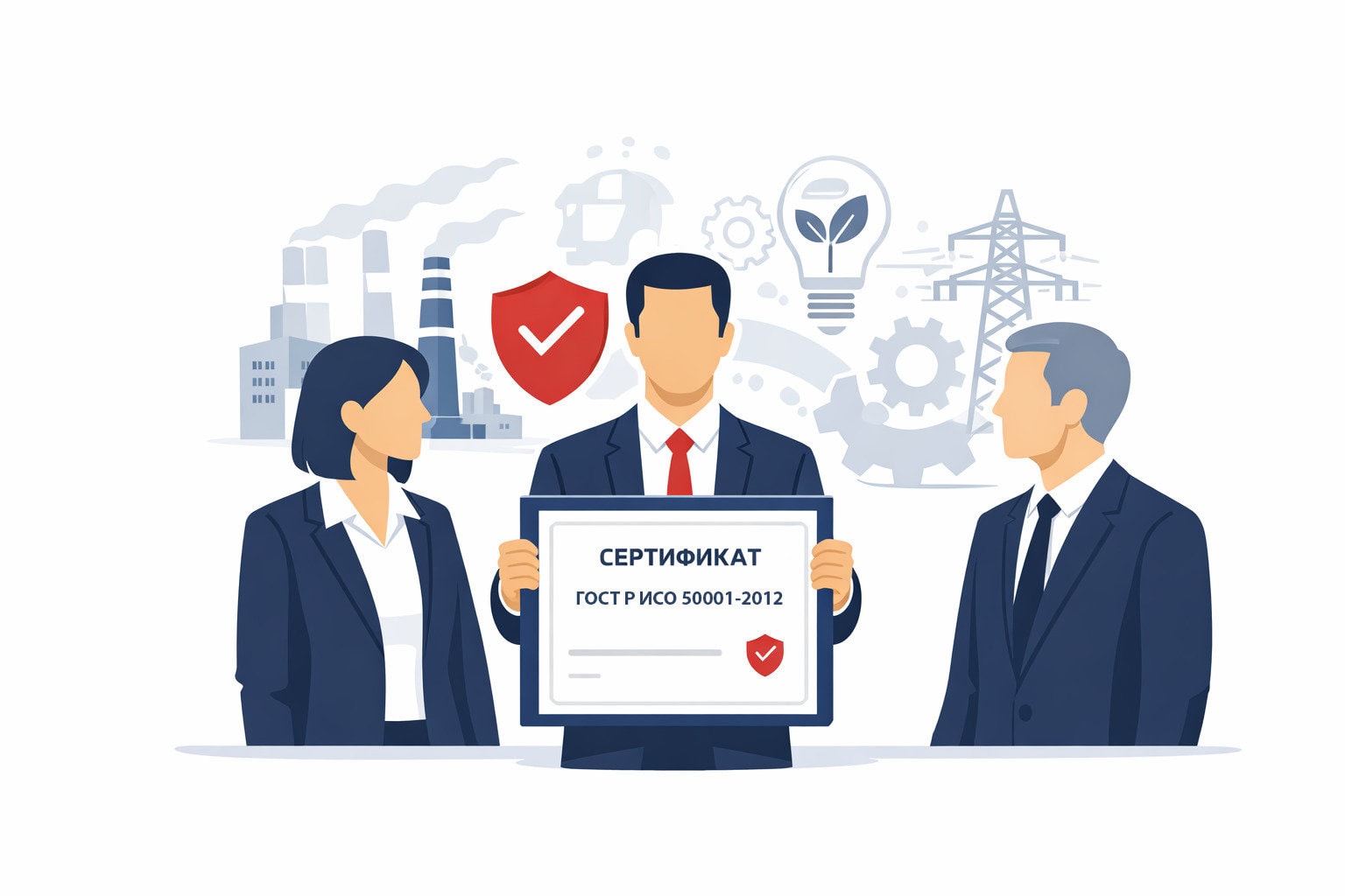 Оформление сертификата ГОСТ Р ИСО 50001-2012 в Ейске и по всему Ейскому району Краснодарского края